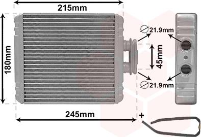 Van Wezel 76016700 - Siltummainis, Salona apsilde www.autospares.lv