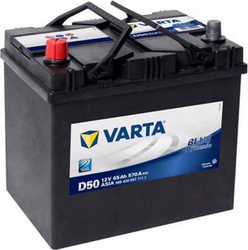 Varta 565420057 - Startera akumulatoru baterija www.autospares.lv