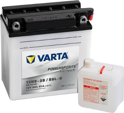 Varta 509015009I314 - Startera akumulatoru baterija www.autospares.lv