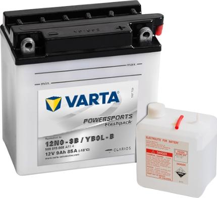 Varta 509015008A514 - Startera akumulatoru baterija www.autospares.lv