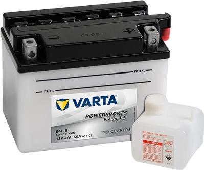 Varta 504011005I314 - Startera akumulatoru baterija www.autospares.lv