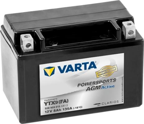 Varta 508909013A512 - Startera akumulatoru baterija www.autospares.lv