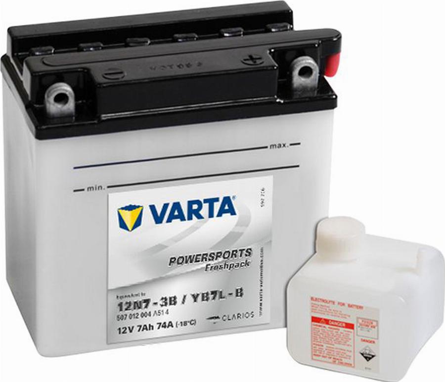 Varta 507 012 004 - Startera akumulatoru baterija www.autospares.lv