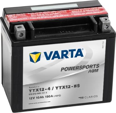 Varta 510012009A514 - Startera akumulatoru baterija www.autospares.lv