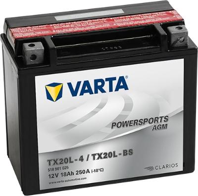 Varta 518901025I314 - Startera akumulatoru baterija www.autospares.lv