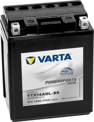 Varta 512918021A514 - Startera akumulatoru baterija www.autospares.lv