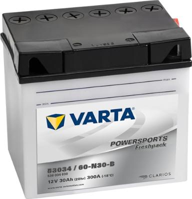 Varta 530034030A514 - Startera akumulatoru baterija www.autospares.lv