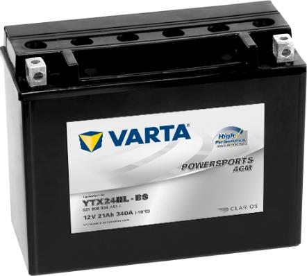 Varta 521908034A514 - Startera akumulatoru baterija www.autospares.lv