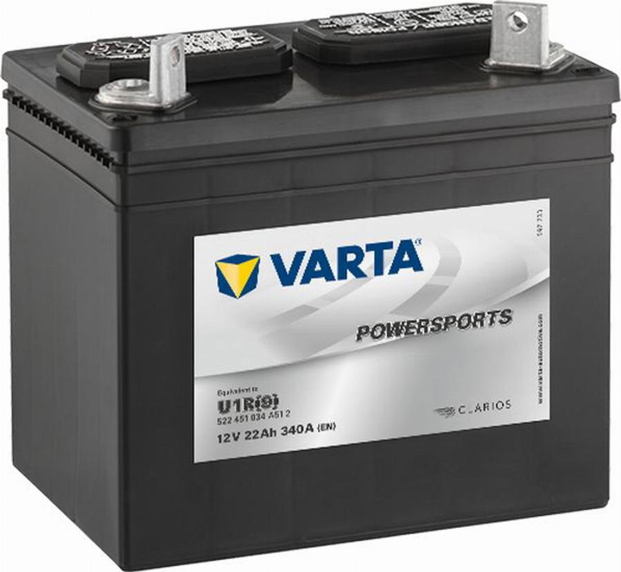 Varta 522451034 - Startera akumulatoru baterija www.autospares.lv