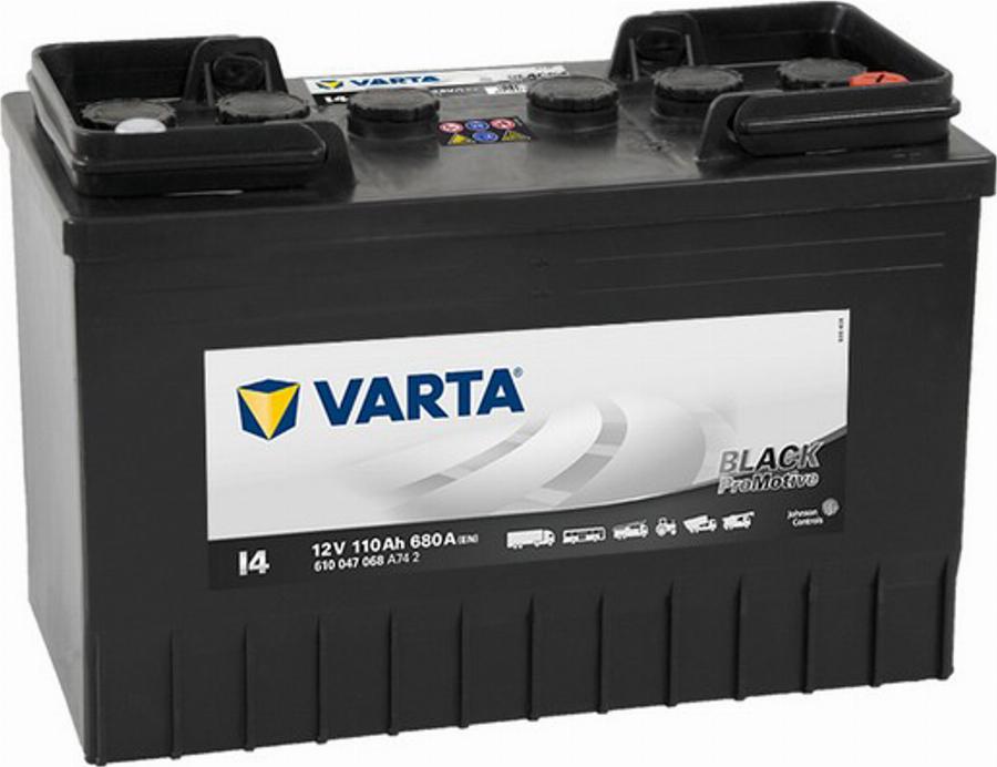 Varta 610 047 068 - Стартерная аккумуляторная батарея, АКБ www.autospares.lv