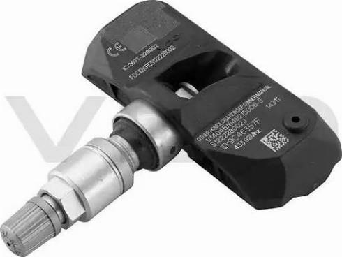 VDO S180014730Z - Wheel Sensor, tyre pressure control system www.autospares.lv