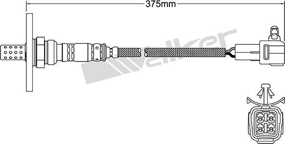 VEGAZ DLS-107 - Лямбда-зонд, датчик кислорода www.autospares.lv