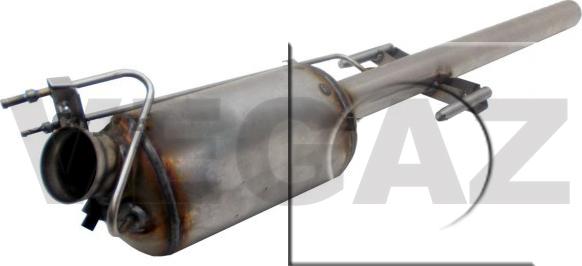 VEGAZ MK-869 - Nosēdumu / Daļiņu filtrs, Izplūdes gāzu sistēma www.autospares.lv