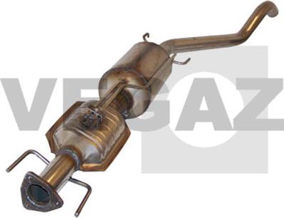 VEGAZ OK-302 - Nosēdumu / Daļiņu filtrs, Izplūdes gāzu sistēma www.autospares.lv