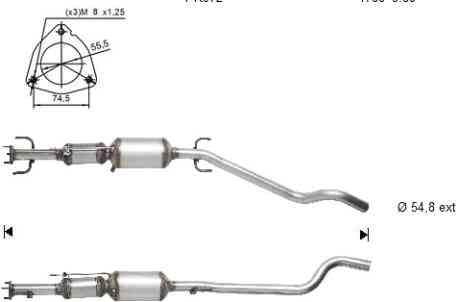 VEGAZ OK-324SIC - Сажевый / частичный фильтр, система выхлопа ОГ www.autospares.lv