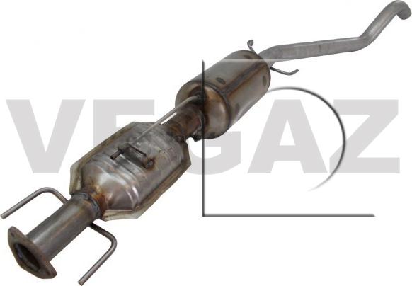 VEGAZ OK-324 - Nosēdumu / Daļiņu filtrs, Izplūdes gāzu sistēma www.autospares.lv