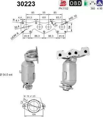 VEGAZ RK-325 - Katalizators www.autospares.lv