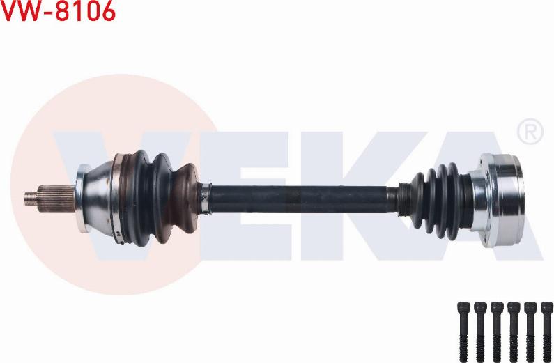 Veka VW-8106 - Drive Shaft www.autospares.lv