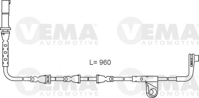 VEMA 117491 - Indikators, Bremžu uzliku nodilums www.autospares.lv