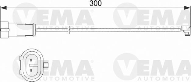 VEMA 117487 - Indikators, Bremžu uzliku nodilums autospares.lv