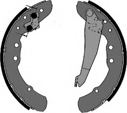 VEMA 84685 - Brake Shoe Set www.autospares.lv