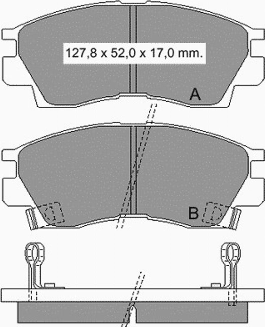 VEMA 834930 - Bremžu uzliku kompl., Disku bremzes www.autospares.lv