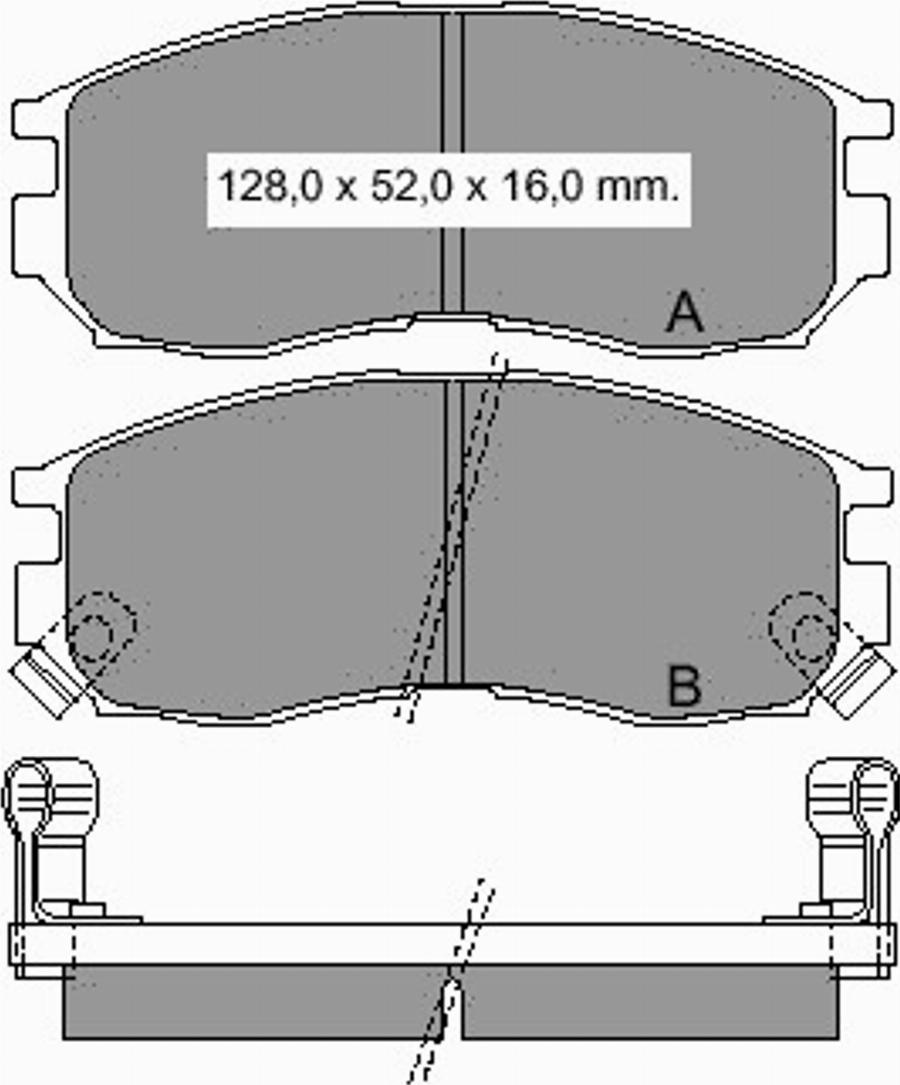 VEMA 834920 - Bremžu uzliku kompl., Disku bremzes www.autospares.lv