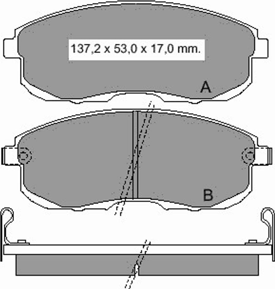 VEMA 835160 - Тормозные колодки, дисковые, комплект www.autospares.lv