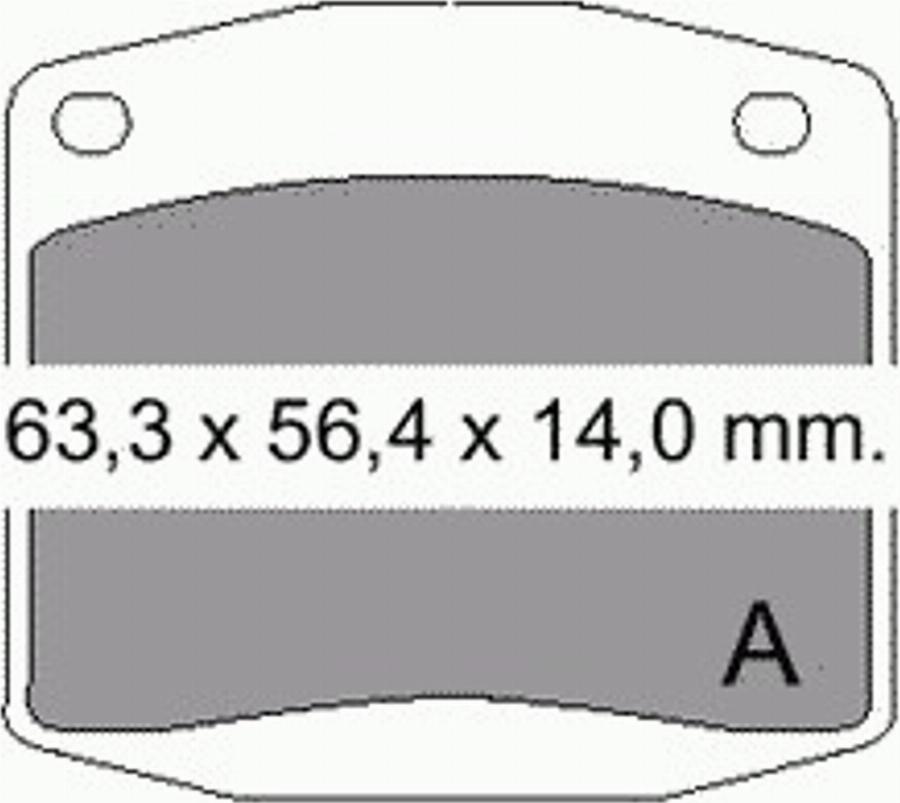 VEMA 831400 - Bremžu uzliku kompl., Disku bremzes autospares.lv