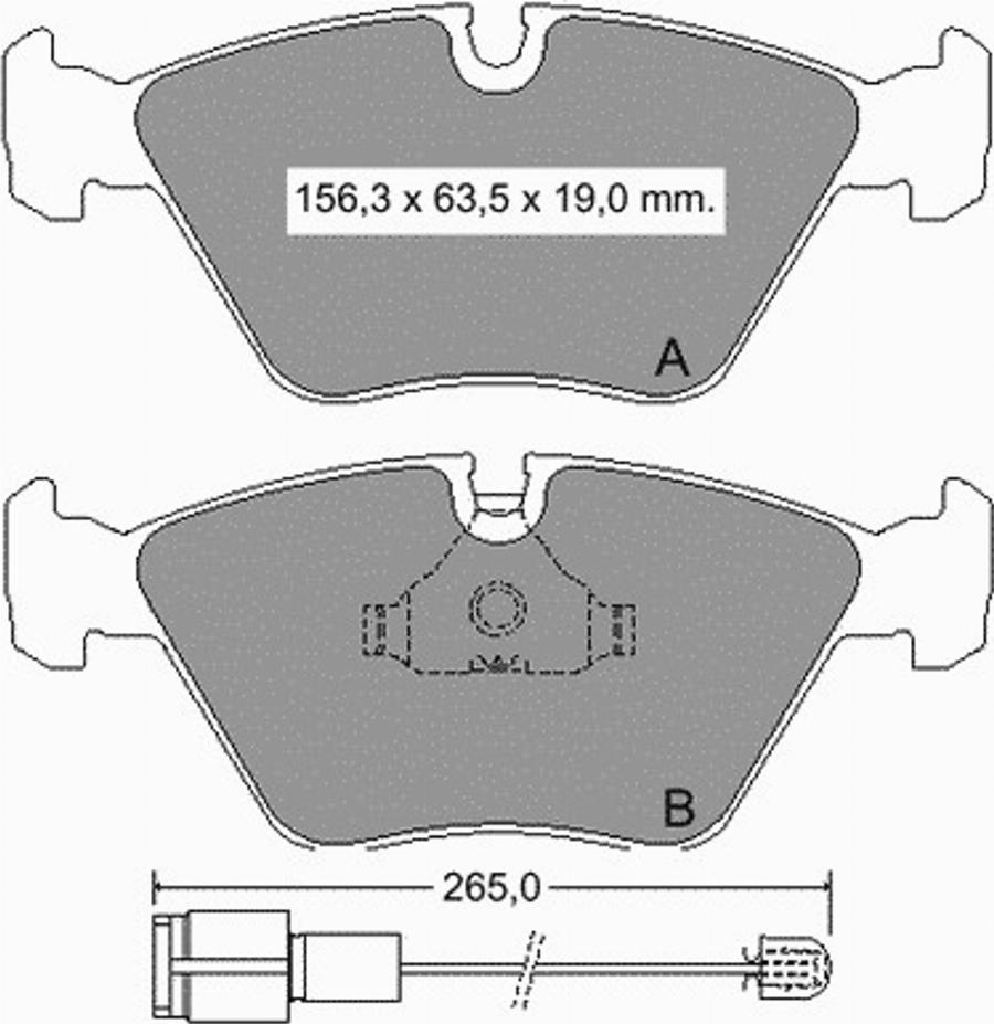 VEMA 833930 - Bremžu uzliku kompl., Disku bremzes www.autospares.lv