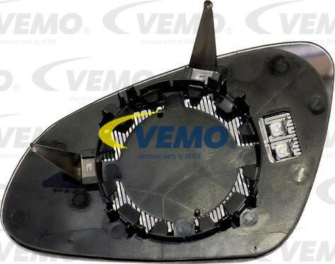 Vemo V40-69-0018 - Spoguļstikls, Ārējais atpakaļskata spogulis www.autospares.lv