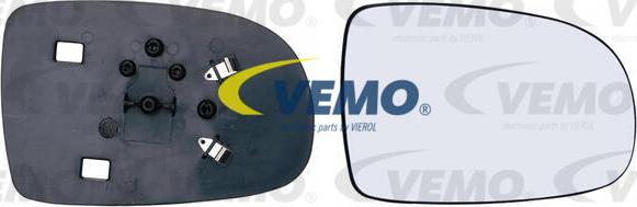 Vemo V40-69-0013 - Spoguļstikls, Ārējais atpakaļskata spogulis www.autospares.lv