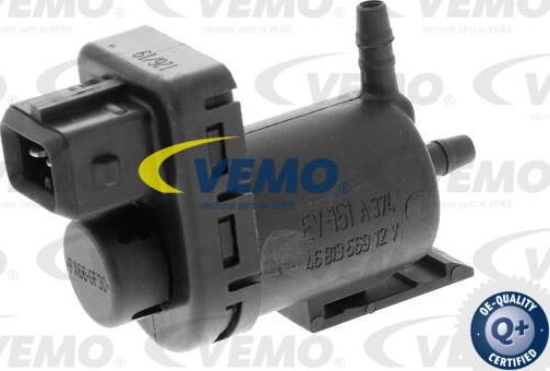 Vemo V40-63-0061 - Vārsts, Izplūdes gāzu recirkulācija-Izpl. gāzu vadība www.autospares.lv