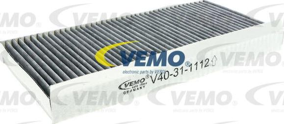 Vemo V40-31-1112 - Фильтр воздуха в салоне www.autospares.lv