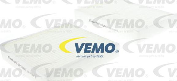 Vemo V42-30-1206 - Фильтр воздуха в салоне www.autospares.lv