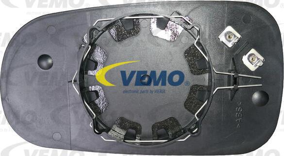 Vemo V50-69-0001 - Spoguļstikls, Ārējais atpakaļskata spogulis www.autospares.lv