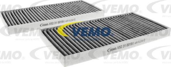 Vemo V52-31-5001 - Filtrs, Salona telpas gaiss www.autospares.lv