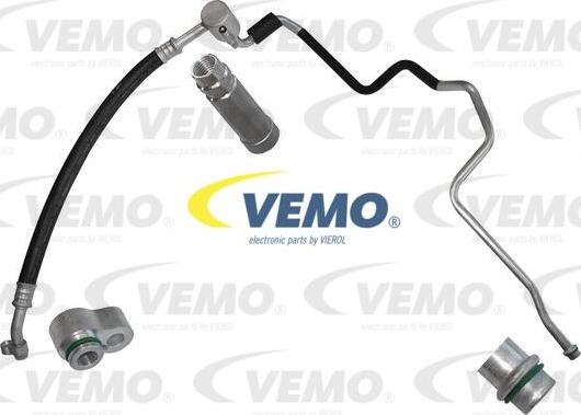 Vemo V15-20-0005 - Zemspiediena cauruļvads, Gaisa kondicionēšanas sist. www.autospares.lv