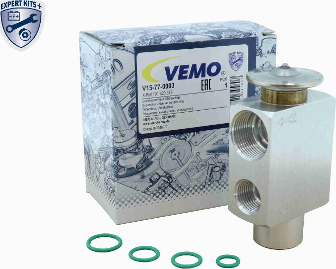 Vemo V15-77-0003 - Izplešanās vārsts, Gaisa kond. sistēma www.autospares.lv