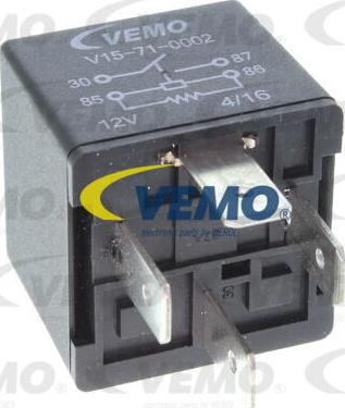 Vemo V15-71-0002 - Relejs, Darba strāva autospares.lv