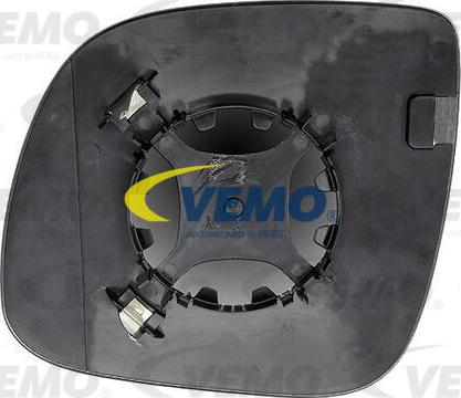 Vemo V10-69-0095 - Spoguļstikls, Ārējais atpakaļskata spogulis www.autospares.lv