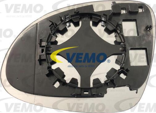 Vemo V10-69-0046 - Spoguļstikls, Ārējais atpakaļskata spogulis www.autospares.lv