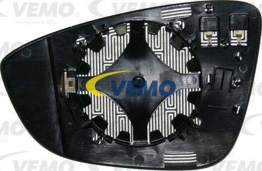 Vemo V10-69-0067 - Spoguļstikls, Ārējais atpakaļskata spogulis www.autospares.lv