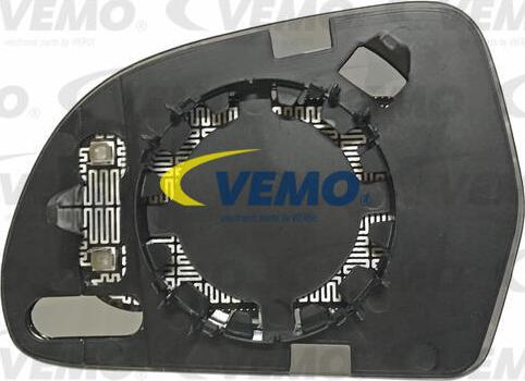 Vemo V10-69-0010 - Spoguļstikls, Ārējais atpakaļskata spogulis www.autospares.lv