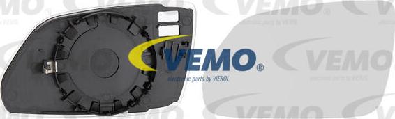 Vemo V10-69-0018 - Spoguļstikls, Ārējais atpakaļskata spogulis www.autospares.lv