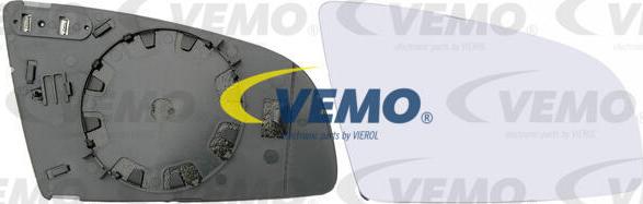 Vemo V10-69-0013 - Spoguļstikls, Ārējais atpakaļskata spogulis www.autospares.lv