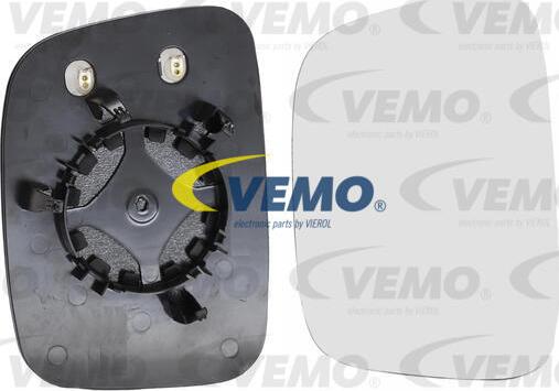 Vemo V10-69-0035 - Spoguļstikls, Ārējais atpakaļskata spogulis www.autospares.lv