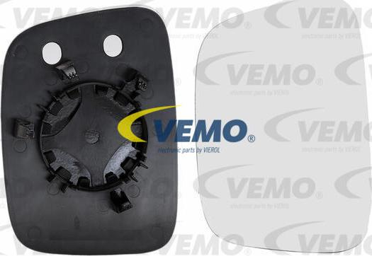 Vemo V10-69-0033 - Spoguļstikls, Ārējais atpakaļskata spogulis www.autospares.lv