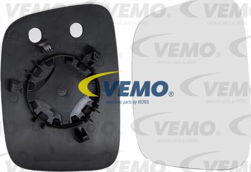 Vemo V10-69-0032 - Spoguļstikls, Ārējais atpakaļskata spogulis www.autospares.lv