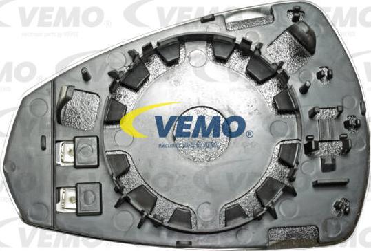 Vemo V10-69-0110 - Spoguļstikls, Ārējais atpakaļskata spogulis www.autospares.lv